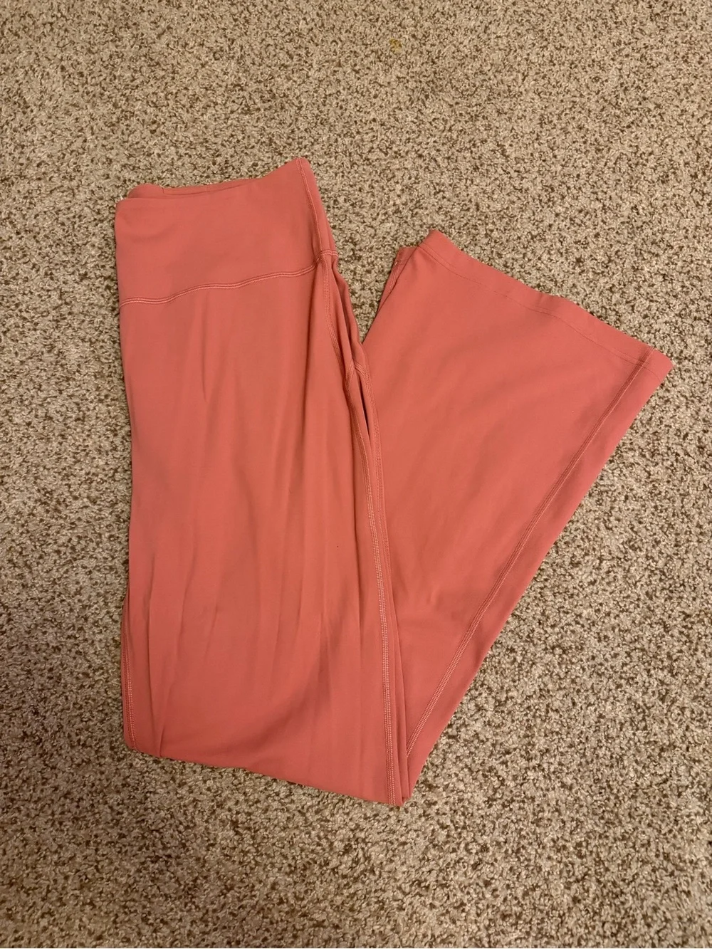 Lululemon Groove High Rise Flared Leggings in Briar Rose